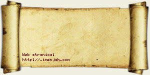 Biljana Rakić vizit kartica